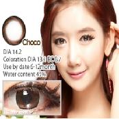 Silicone contact lens