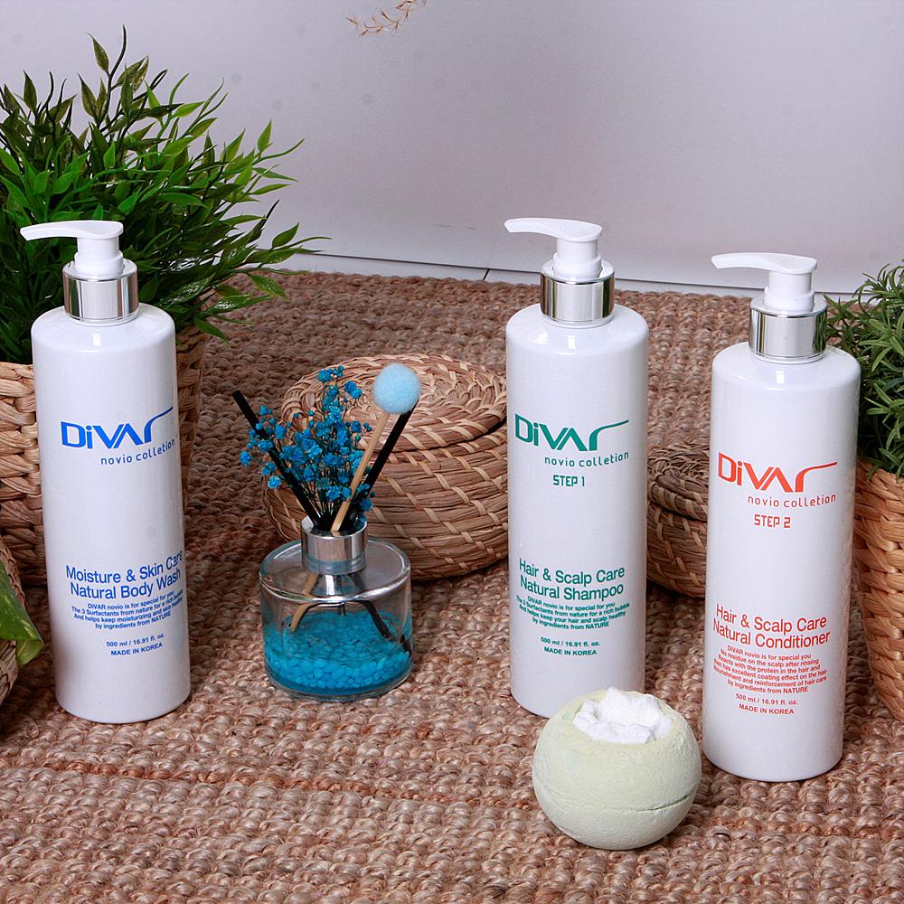 DIVAR NOVIO COLLECTION HAIR & SCALP CARE NATURAL SHAMPOO