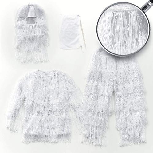 LOVAT YOWKA GHILLIE SUIT for Perfect Camouflage white | Gilie suit,camouflage suit ,military,sniper's camouflage suit,toy