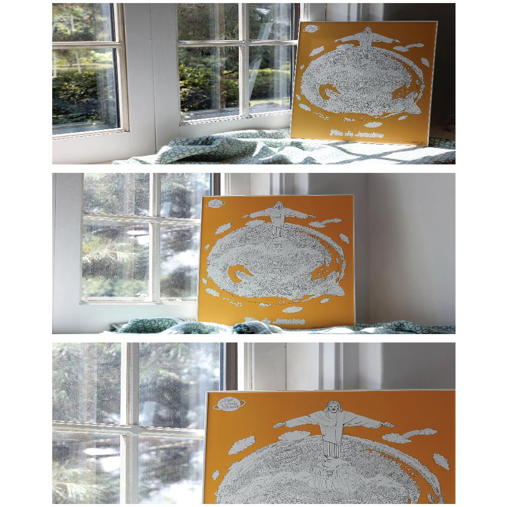 Dream Sky Lovely-Map Decorative Coloring Painting DIY Paper City Map - Rio de janeiro