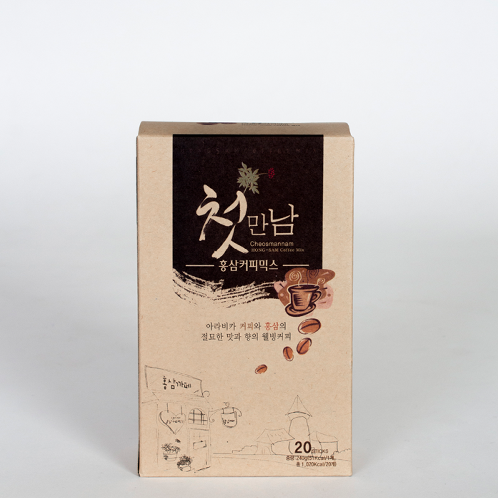 Cheosmannam Red Ginseng Coffee Mix 20T | Coffee, Korean Red GinsengCoffee, Ginseng Extract Coffee, Instant coffee, RedGinseng,  Functionnal coffee