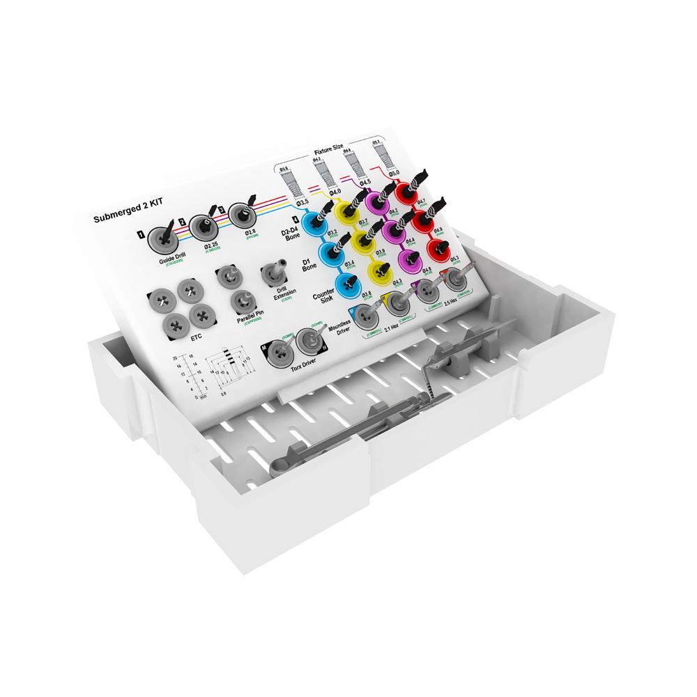 CSM IMPLANT Submerged System Surgical KIT(I,II,III), Dental Implant Instruments FDA / ISO / CE
