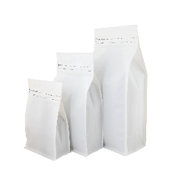 Eco-friendly Flat Bottom Zipper Pouches Coffee Bags with valve (1Kg 32oz 2lb)