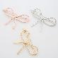 detail image3 Jinccecil ribbon hairpin - Matte Gold