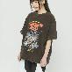 detail image2 VINTAGE WASHING D MALL T-shirts BLACK