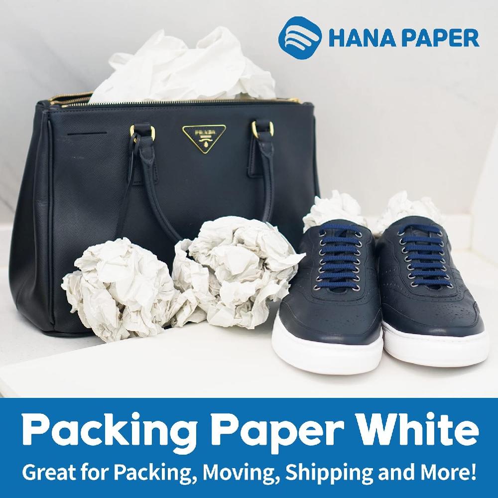 HANA PAPER 30.5" x 17" Large Size (250 sheets, 9.5lb) Packing Paper Sheets for Moving, A grade of Ne
