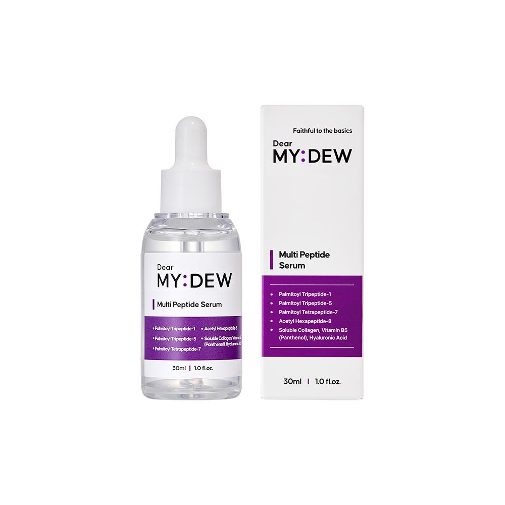 DearMYDEW Multi Peptide Complex Serum with Vegan Collagen, Niacinamide, Hyaluronic Acid for Anti-Agi