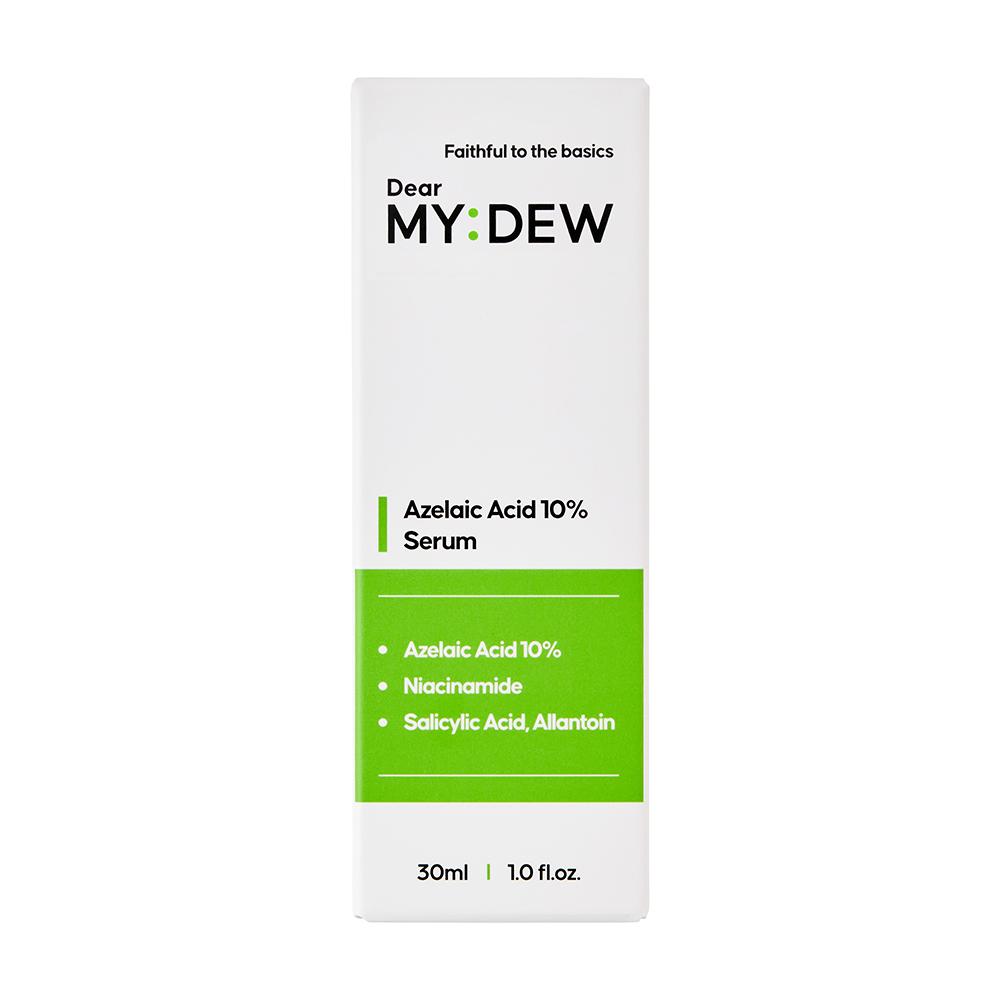 Dear MYDEW 10% Azelaic Acid Serum with Niacinamide, Salicylic Acid, Acne-Prone Skin Care Serum for R