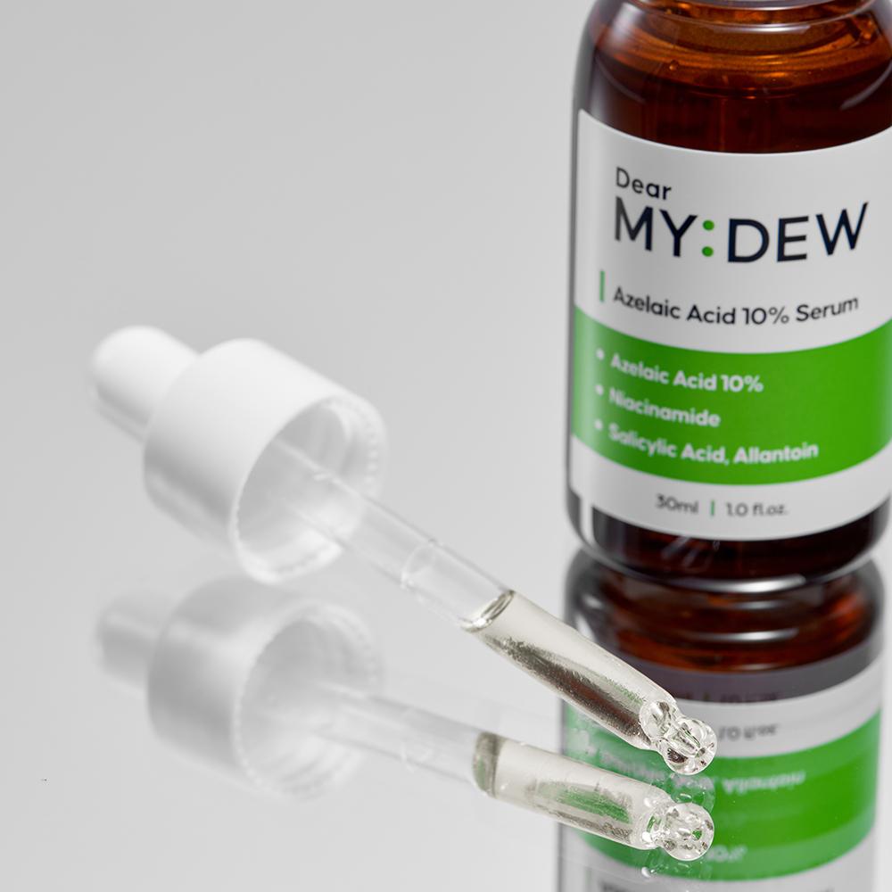 Dear MYDEW 10% Azelaic Acid Serum with Niacinamide, Salicylic Acid, Acne-Prone Skin Care Serum for R