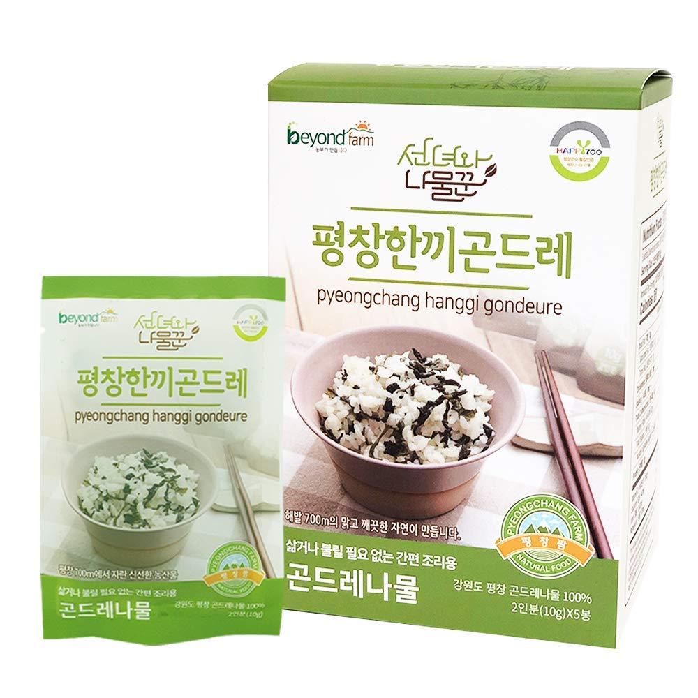 Pyeongchang Hanggi Gondeure Dried Gondeure-namul, Korean Wild Thistle, Gondeurae, Gondre, K-Food