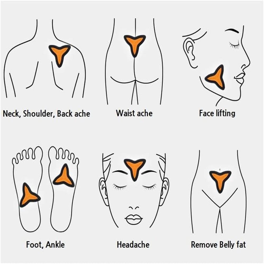 NEOMAX-Q Silicon Magnetic Patch Powerful Designed for Maximum Therapy Pain Relief, Blue